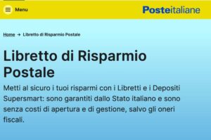 Libretto risparmio