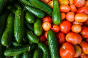 Pomodori e zucchine