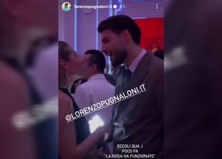 Martina De Ioannon e Ciro Solimeno in un locale