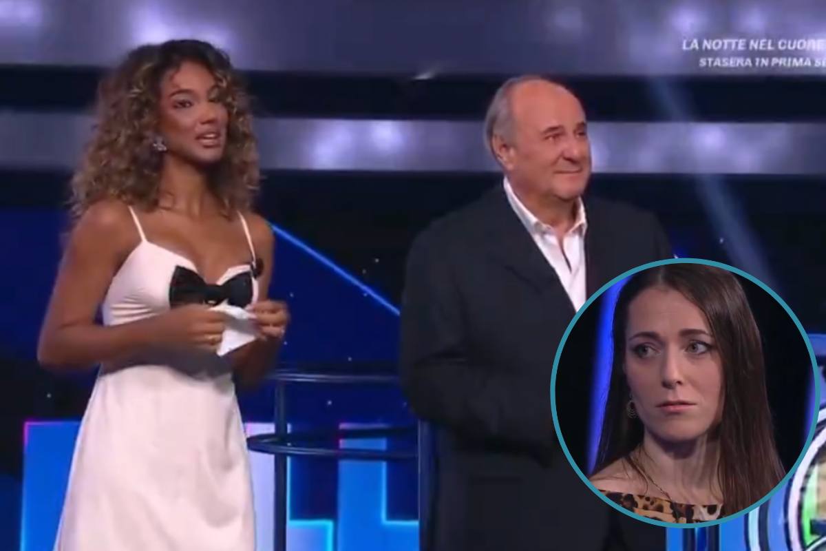 Gerry Scotti e Samira Lui che si commuovono