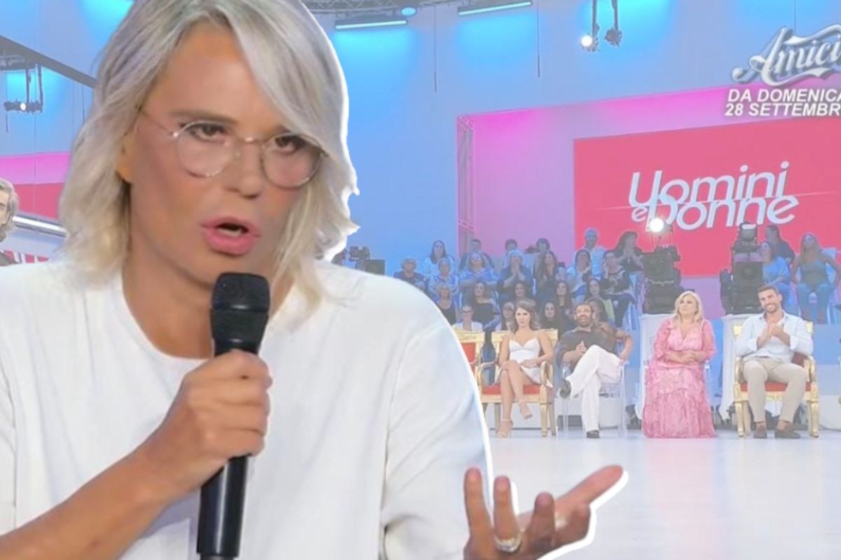 Maria De Filippi e studio di Uomini e Donne
