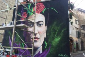 Murales Frida Kahlo, Borgo Valogno, Caserta
