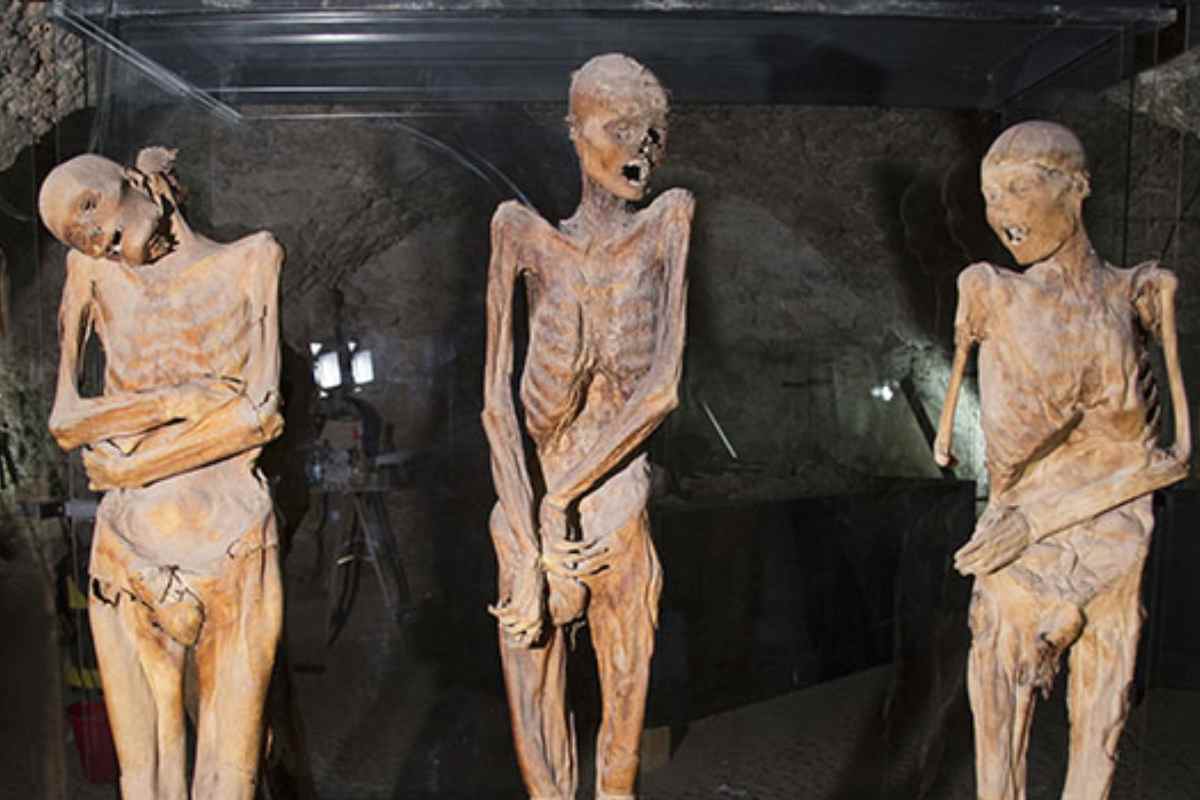 Tre mummie del museo di Ferentillo