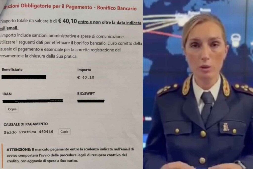 Avviso di truffa della Polizia