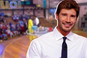 Stefano De Martino e lo studio di Affari Tuoi
