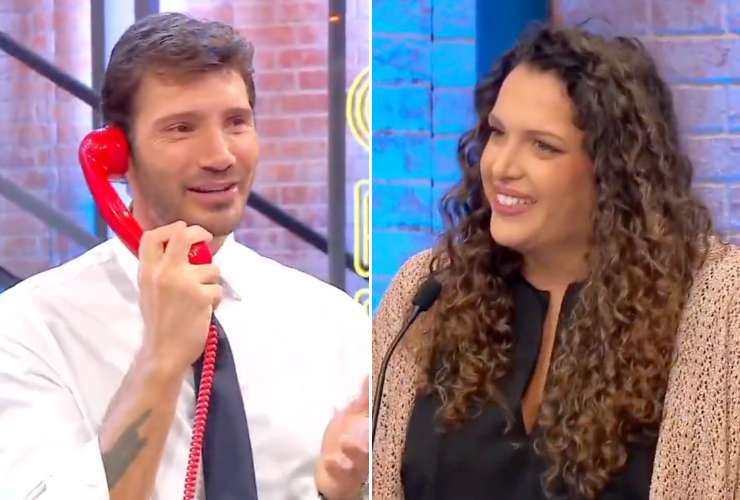 collage de martino e concorrente affari tuoi