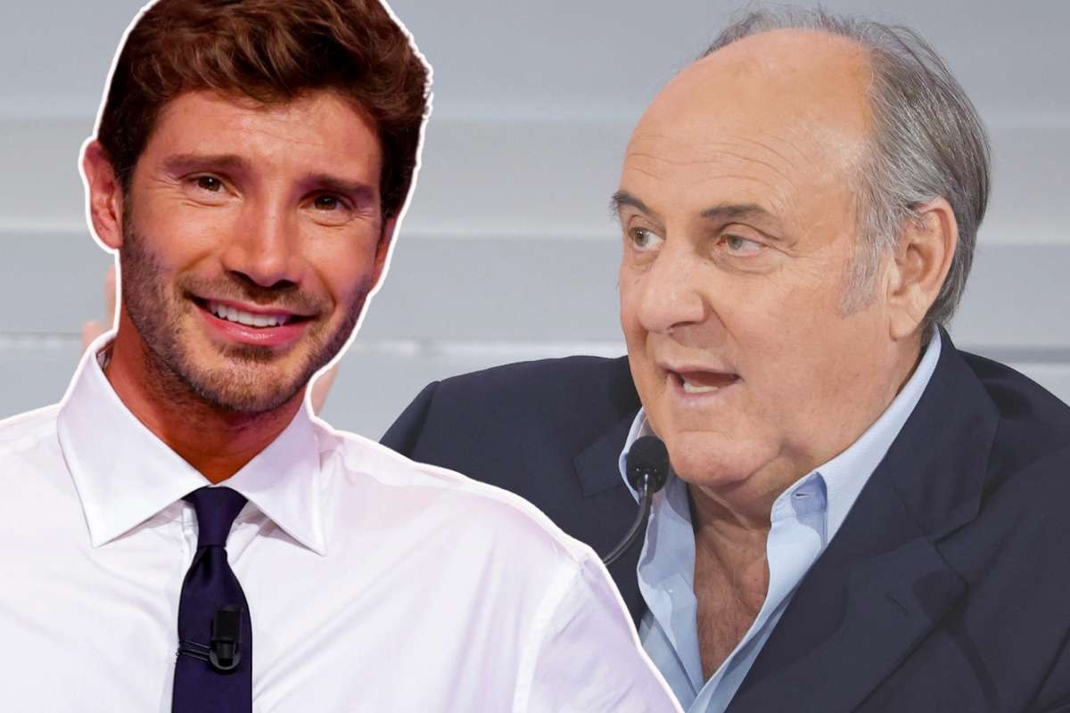 collage de martino e gerry scotti